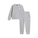 The North Face - Kid Evolution Simple Dome Crew Set - TNF Pale Grey Heather - vista principale