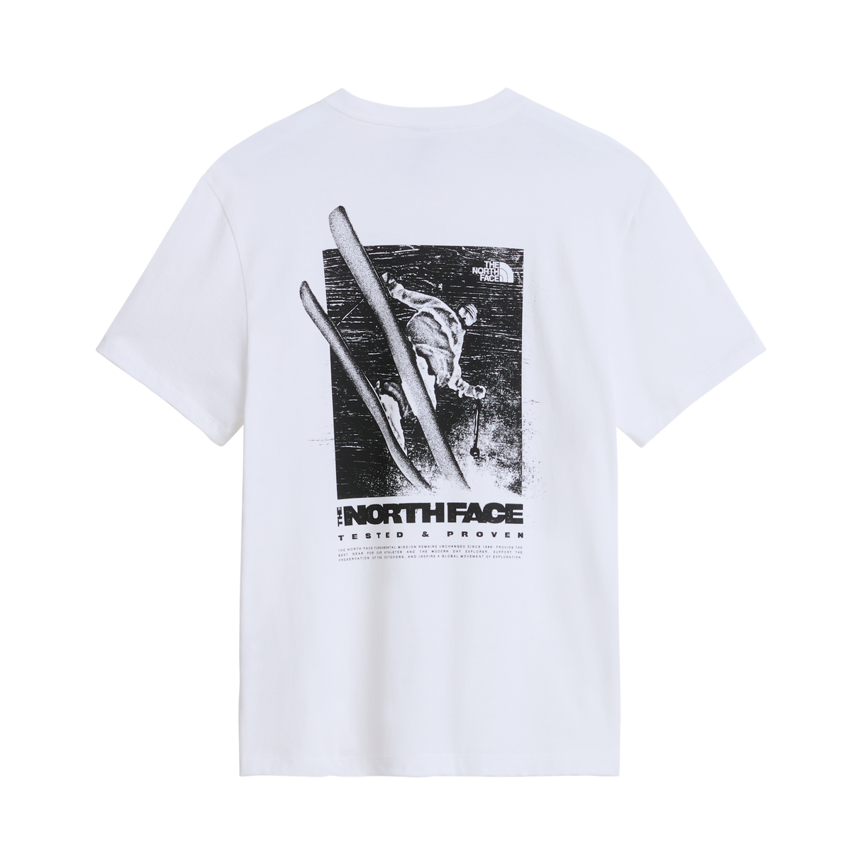 The North Face - Tested And Proven Relaxed Ss Tee unisex - TNF WHITE - vista alternativa 1