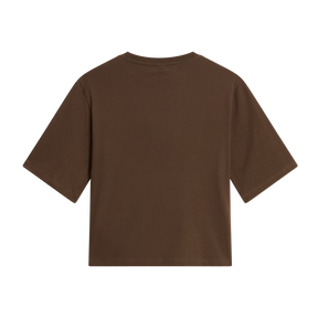 The North Face - Tnf Essential Simple Dome Boxy Rlx Ss Smokey da donna - Smokey Brown - vista alternativa 1