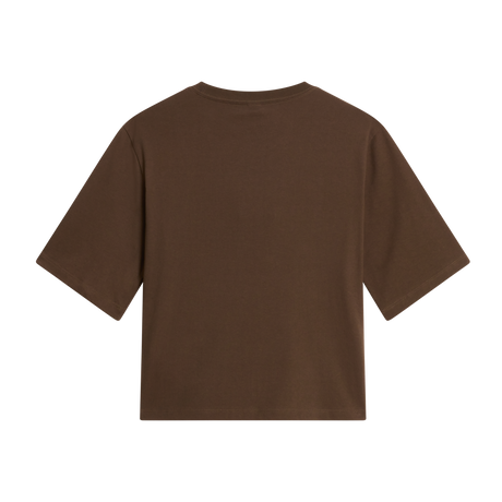 The North Face - Tnf Essential Simple Dome Boxy Rlx Ss Smokey da donna - Smokey Brown - vista alternativa 1