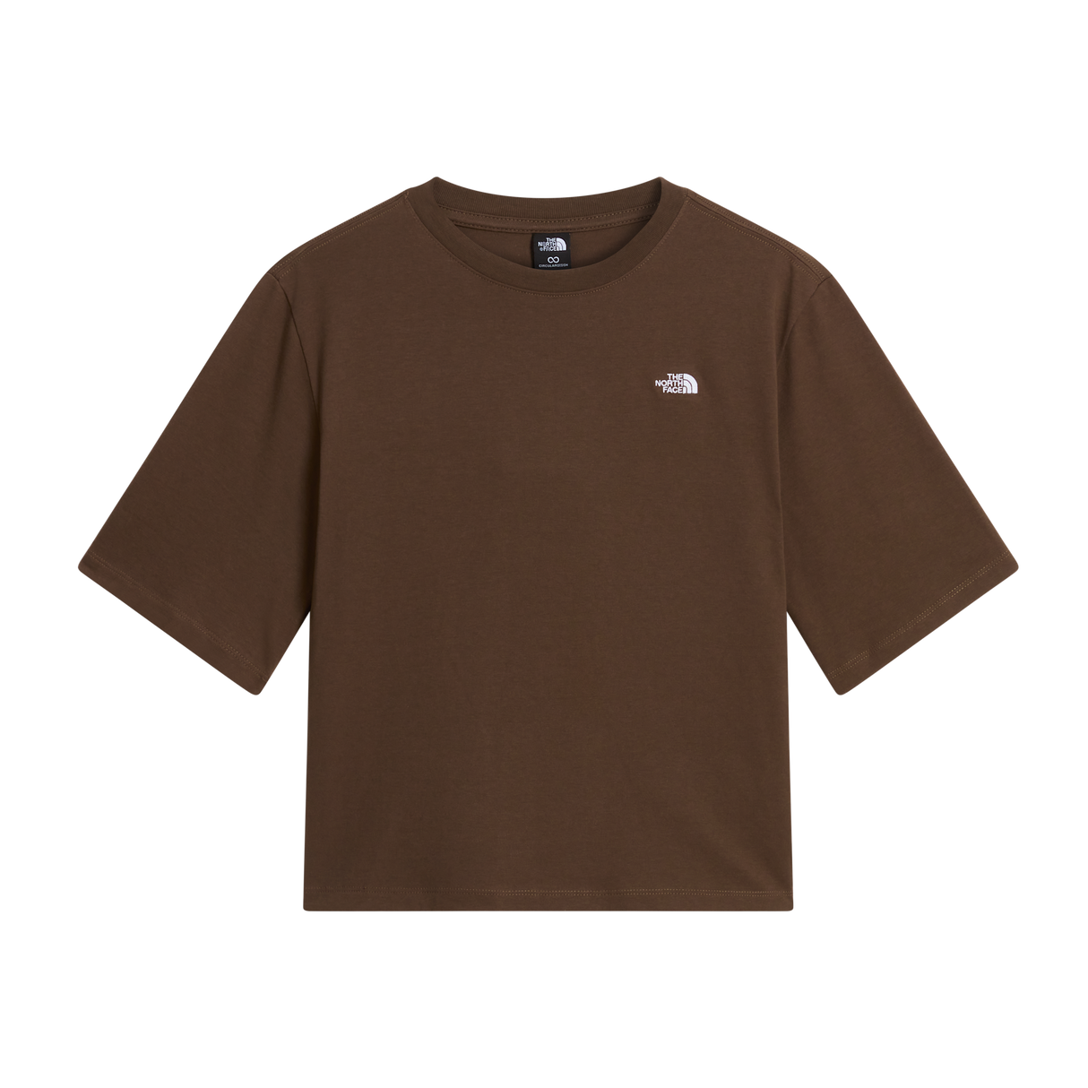 The North Face - Tnf Essential Simple Dome Boxy Rlx Ss Smokey da donna - Smokey Brown - vista principale