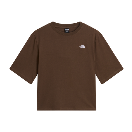 The North Face - Tnf Essential Simple Dome Boxy Rlx Ss Smokey da donna - Smokey Brown - vista principale