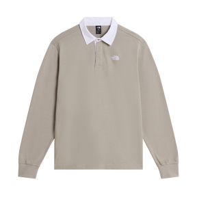 The North Face - Vista Rugby Long Sleeve Shirt da uomo - Stone Slab - vista principale