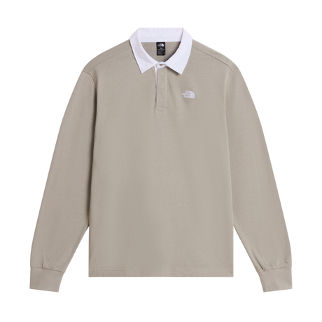 The North Face - Vista Rugby Long Sleeve Shirt da uomo - Stone Slab - vista principale