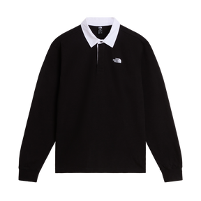 The North Face - Vista Rugby Long Sleeve Shirt da uomo - BLACK - vista principale