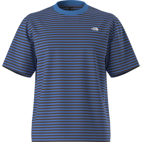The North Face - Vista Stripe Short Sleeve Tee Active Blue TNF da uomo - QUARYG/IMPCTORG - vista alternativa 10