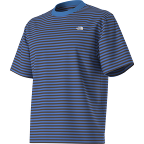 The North Face - Vista Stripe Short Sleeve Tee Active Blue TNF da uomo - QUARYG/IMPCTORG - vista alternativa 12