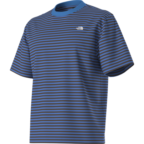 The North Face - Vista Stripe Short Sleeve Tee Active Blue TNF da uomo - QUARYG/IMPCTORG - vista alternativa 12