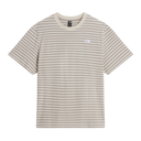 The North Face - Vista Stripe Short Sleeve Tee Active Blue TNF da uomo - Grey - vista principale