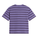 The North Face - Vista Stripe Short Sleeve Tee Grounded Plum da donna - SHFRSNTG/VNMYLW - vista alternativa 1