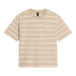 The North Face - Vista Stripe Short Sleeve Tee Grounded Plum da donna - Beige - vista principale