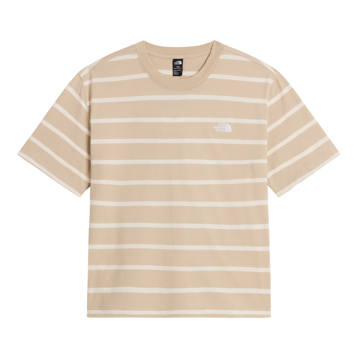 The North Face - Vista Stripe Short Sleeve Tee Grounded Plum da donna - SHYCRSP/SHYCRSP - vista principale