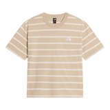 The North Face - Vista Stripe Short Sleeve Tee Grounded Plum da donna - SHYCRSP/SHYCRSP - vista principale