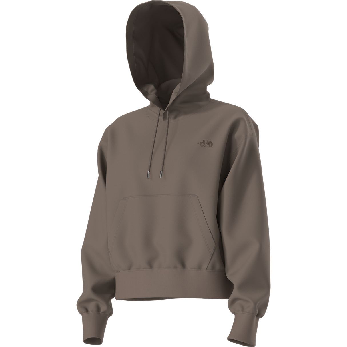 The North Face - Tnf Essential Simple Dome Boxy Os Hood da donna - Smokey Brown - vista alternativa 2