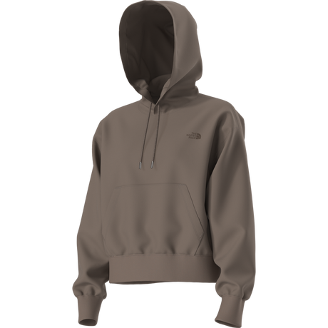 The North Face - Tnf Essential Simple Dome Boxy Os Hood da donna - Smokey Brown - vista alternativa 2