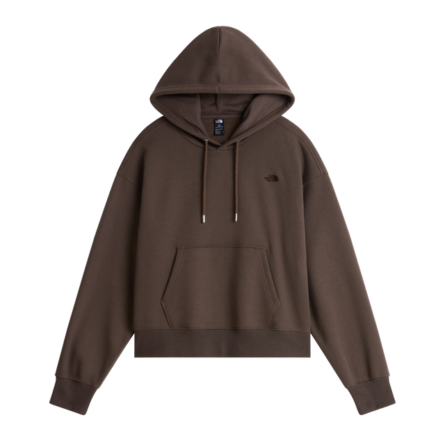 The North Face - Tnf Essential Simple Dome Boxy Os Hood da donna - Smokey Brown - vista principale