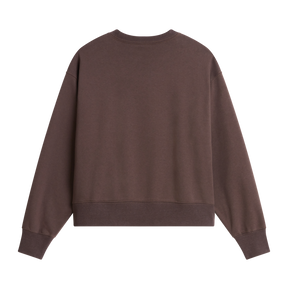 The North Face - Tnf Essential Simple Dome Boxy Os Crew da donna - Smokey Brown - vista alternativa 1