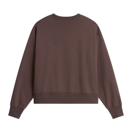 The North Face - Tnf Essential Simple Dome Boxy Os Crew da donna - Smokey Brown - vista alternativa 1