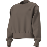 The North Face - Tnf Essential Simple Dome Boxy Os Crew da donna - Smokey Brown - vista alternativa 2
