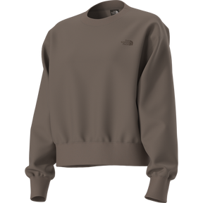 The North Face - Tnf Essential Simple Dome Boxy Os Crew da donna - Smokey Brown - vista alternativa 2