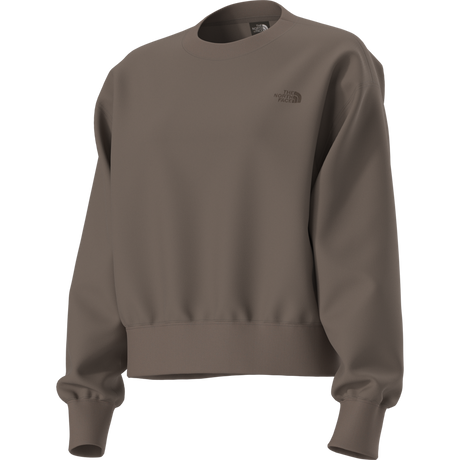 The North Face - Tnf Essential Simple Dome Boxy Os Crew da donna - Smokey Brown - vista alternativa 2