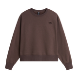 The North Face - Tnf Essential Simple Dome Boxy Os Crew da donna - Smokey Brown - vista principale