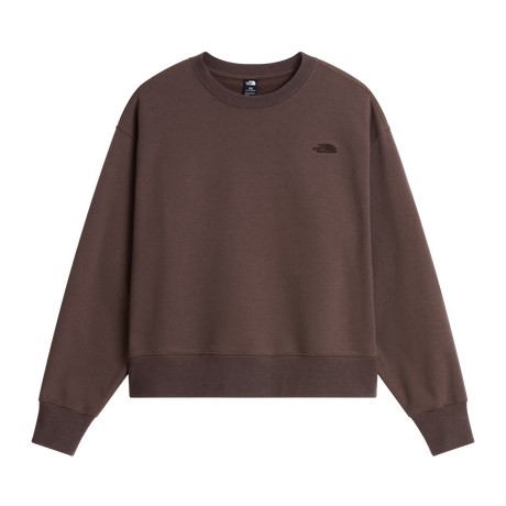The North Face - Tnf Essential Simple Dome Boxy Os Crew da donna - Smokey Brown - vista principale
