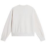 The North Face - Tnf Essential Simple Dome Boxy Os Crew da donna - White Dune/White Dune - vista alternativa 1