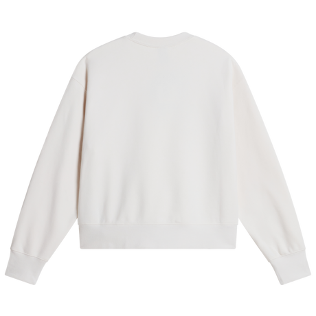 The North Face - Tnf Essential Simple Dome Boxy Os Crew da donna - White Dune/White Dune - vista alternativa 1