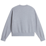 The North Face - Tnf Essential Simple Dome Boxy Os Crew da donna - TNF Pale Grey Heather - vista alternativa 1