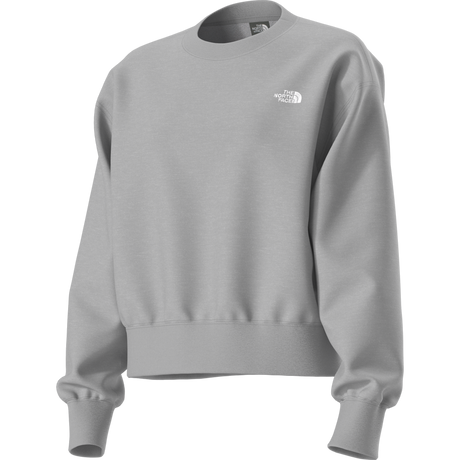 The North Face - Tnf Essential Simple Dome Boxy Os Crew da donna - TNF Pale Grey Heather - vista alternativa 2