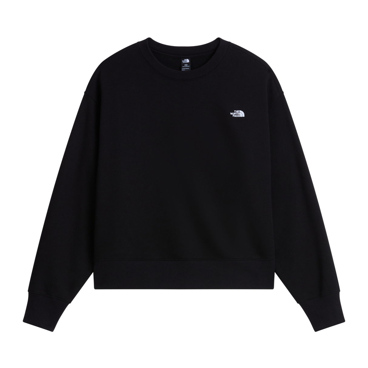 The North Face - Tnf Essential Simple Dome Boxy Os Crew da donna - TNF BLACK - vista principale