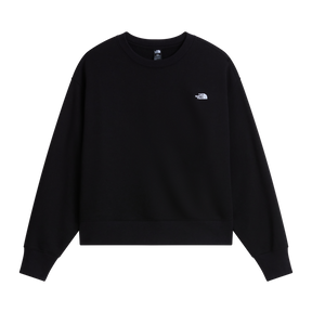 The North Face - Tnf Essential Simple Dome Boxy Os Crew da donna - BLACK - vista principale