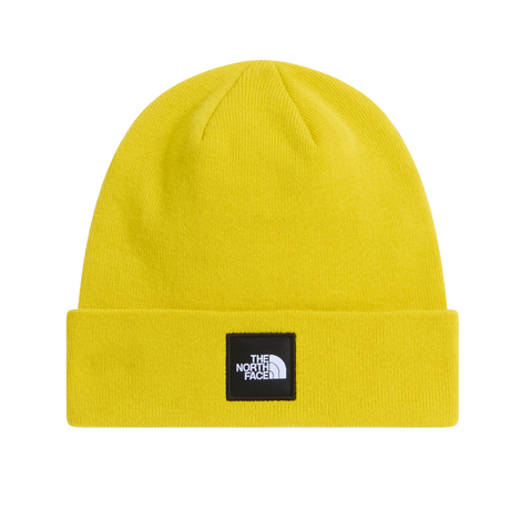 The North Face - Dock Worker Recycled Beanie Hunter Green unisex - Yellow - vista principale
