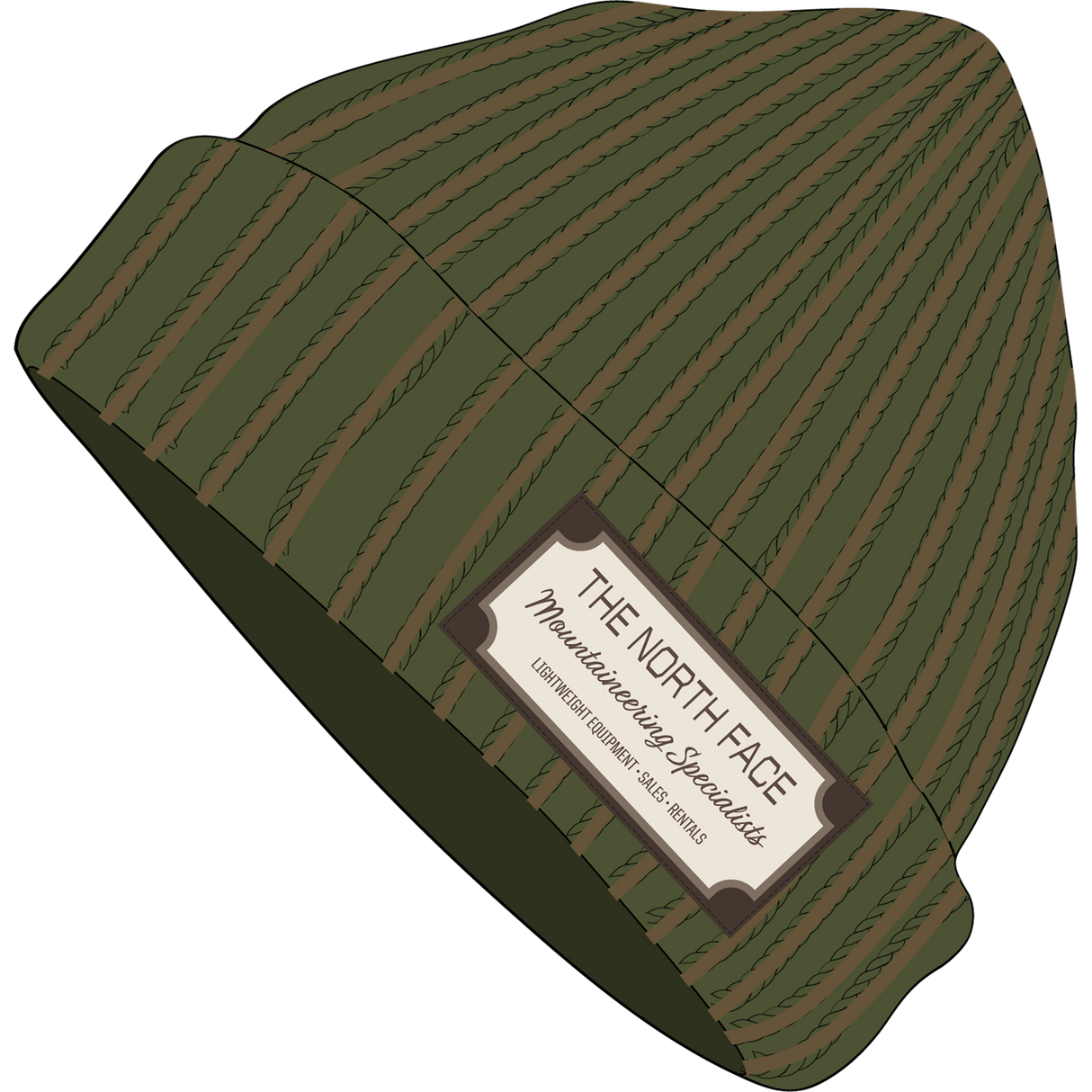 The North Face - Salty Lined SE Beanie Caraway Seed/Leather Pa unisex - USAREDLIGHTHTHR - vista alternativa 10