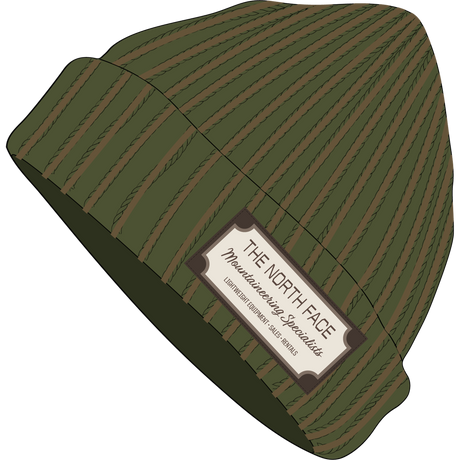 The North Face - Salty Lined SE Beanie Caraway Seed/Leather Pa unisex - Green - vista alternativa 10