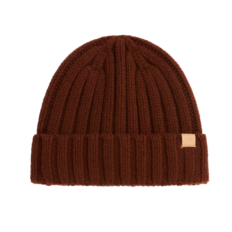 The North Face - Merino Wool Beanie Smokey Brown/Donegal unisex - Purple - vista principale