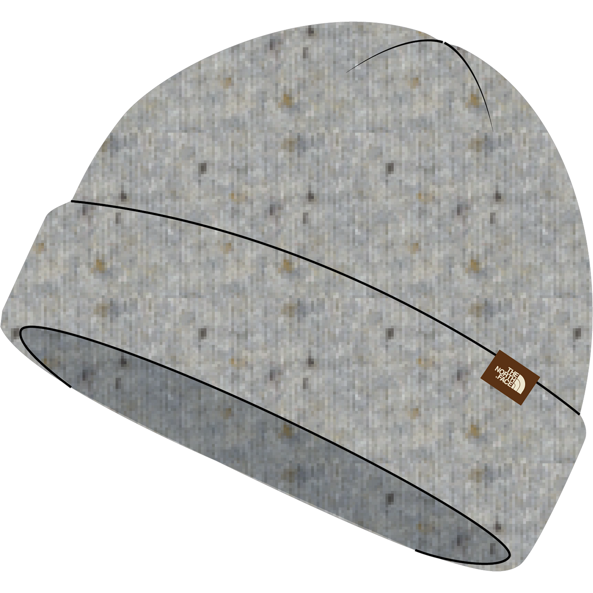 The North Face - Merino Wool Beanie Smokey Brown/Donegal unisex - SHRMBN/MNRCHORG - vista alternativa 10