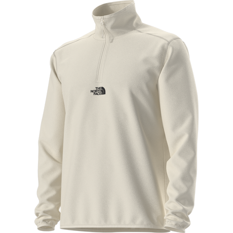 The North Face - Glacier 1/4 Zip - Embroidered Logo da uomo - WHITE DUNE - vista alternativa 2