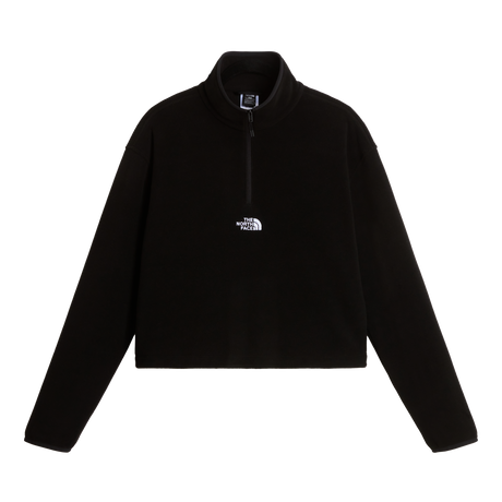 The North Face - Novelty Logo Glacier 1/4 Zip da donna - TNF BLACK - vista principale