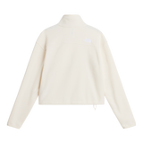 The North Face - Novelty Logo Glacier 1/4 Zip da donna - WHITE DUNE - vista alternativa 1