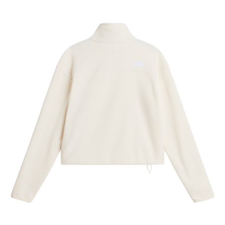 The North Face - Novelty Logo Glacier 1/4 Zip da donna - WHITE DUNE - vista alternativa 1