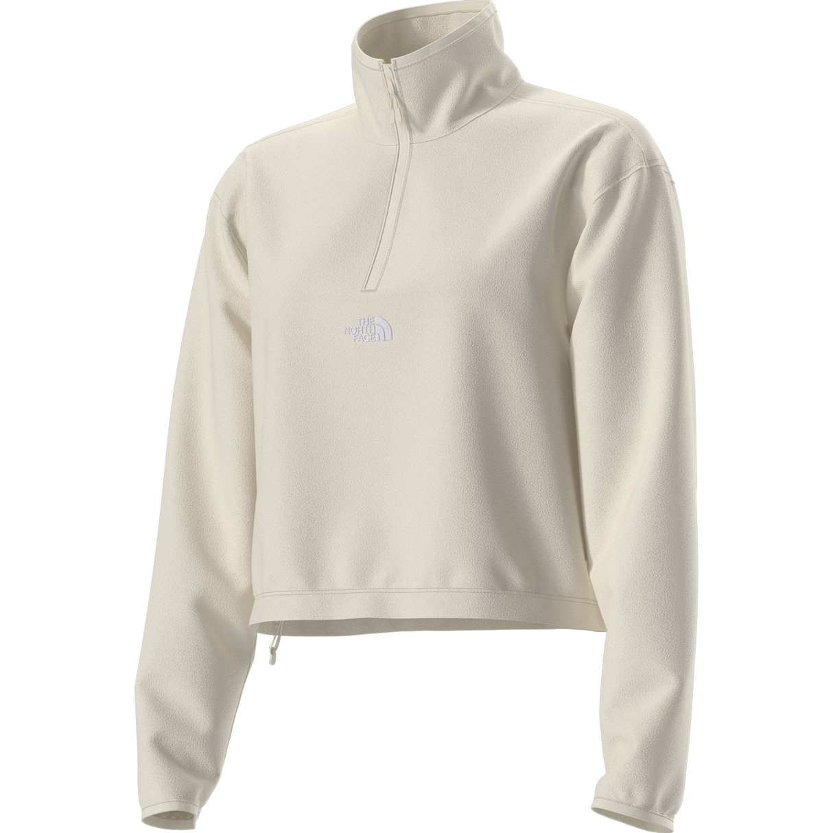 The North Face - Novelty Logo Glacier 1/4 Zip da donna - WHITE DUNE - vista alternativa 2