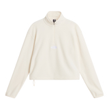 The North Face - Novelty Logo Glacier 1/4 Zip da donna - WHITE DUNE - vista principale