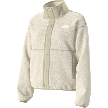 The North Face - Cragmont Snap Front Fleece Jacket da donna - White Dune/Desert Stone - vista alternativa 2