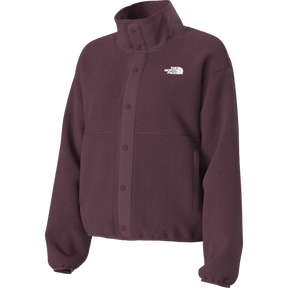 The North Face - Cragmont Snap Front Fleece Jacket da donna - Burgundy Crush - vista alternativa 12