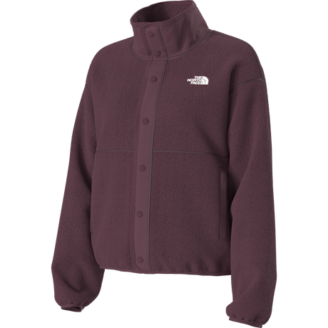The North Face - Cragmont Snap Front Fleece Jacket da donna - Burgundy Crush - vista alternativa 12