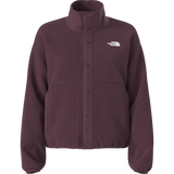 The North Face - Cragmont Snap Front Fleece Jacket da donna - Burgundy Crush - vista principale