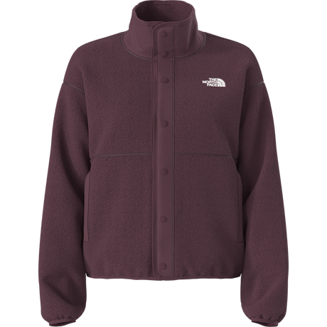 The North Face - Cragmont Snap Front Fleece Jacket da donna - Burgundy Crush - vista principale