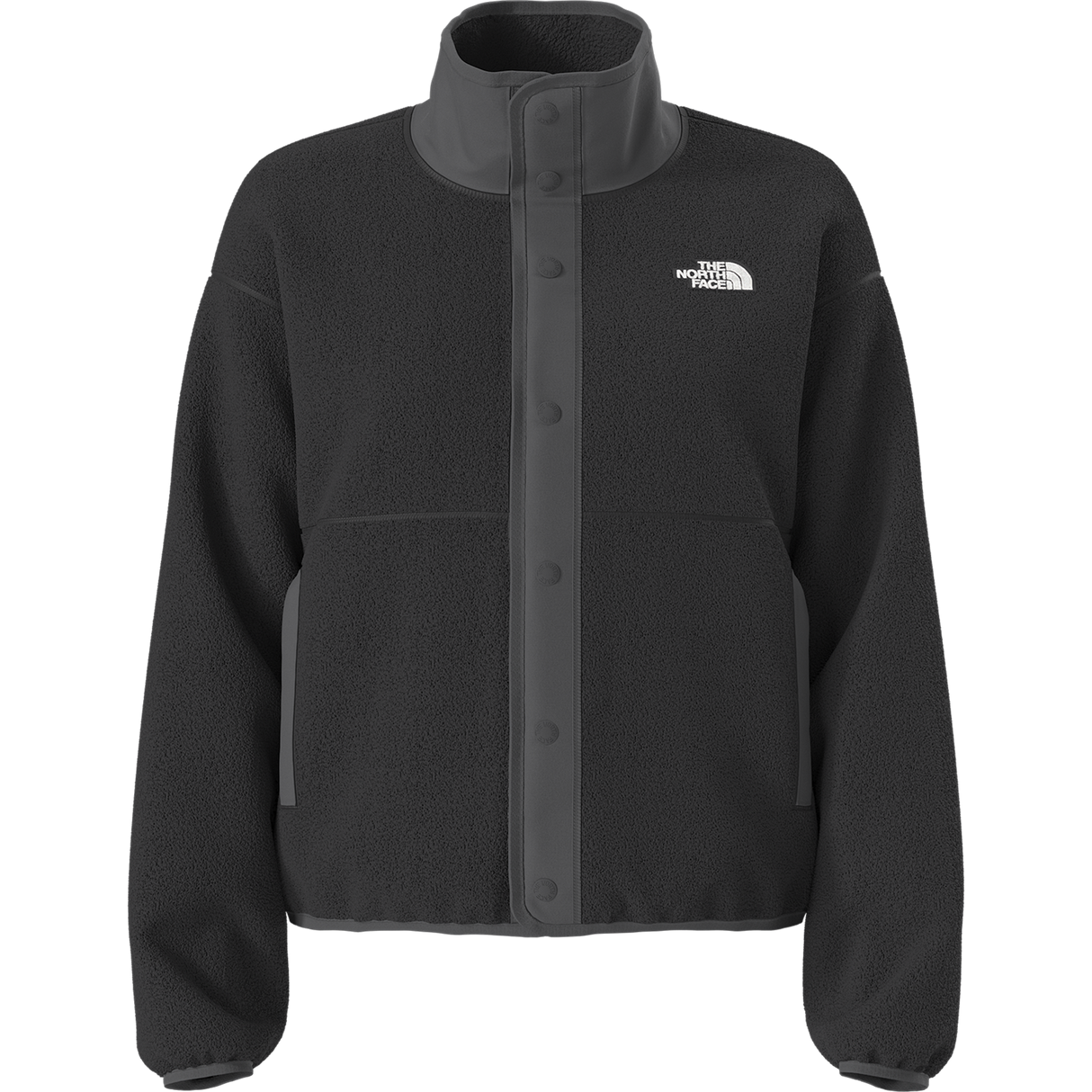 The North Face - Cragmont Snap Front Fleece Jacket da donna - TNF BLACK/ANTHRACITE GR - vista principale